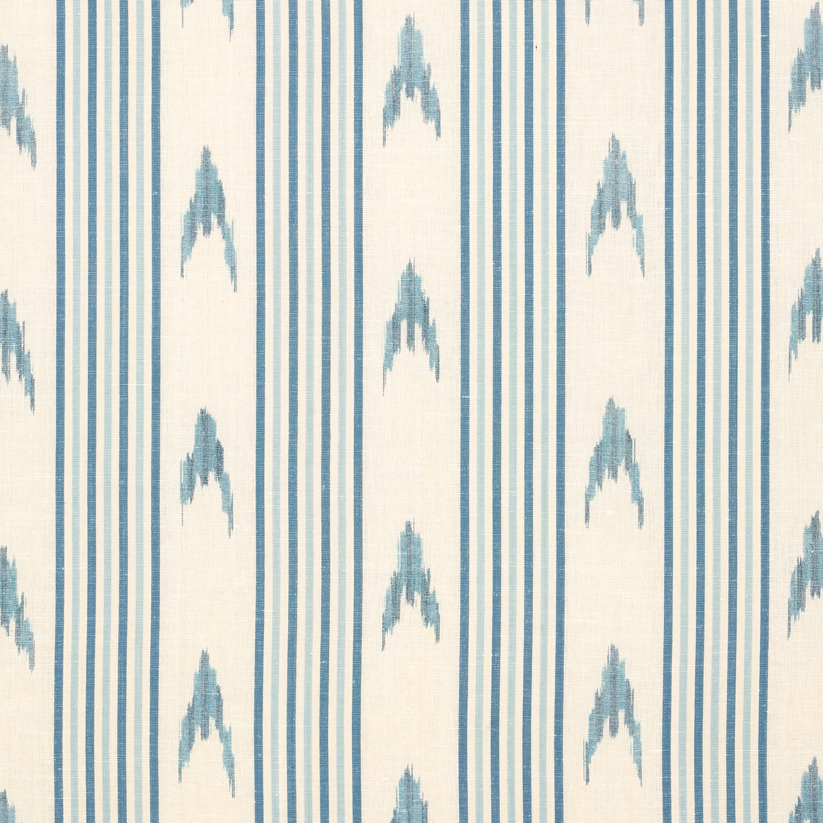 Santa Barbara Ikat - China Blue Fabrics | Schumacher